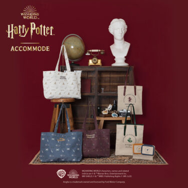 ACCOMMODE x Harry Potter items 'tote bag' and 'pouch' on sale from 1 Dec 2023!