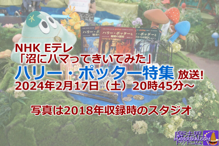 NHK Harriotta special "Harry Potter Swamp" TV broadcast Sat 17 Feb 2024, 20:45 - "Swamped and Asked".