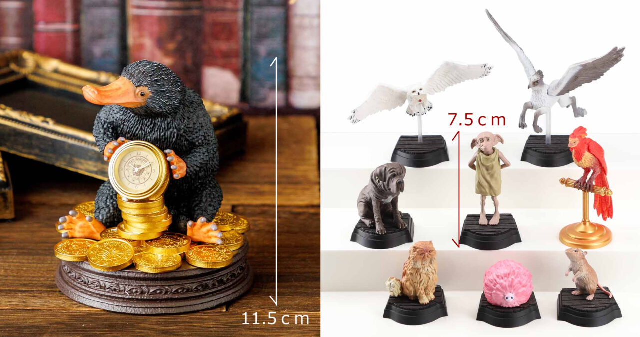 【新商品】ハリー・ポッター 「魔法生物コレクション」ドビー、ヘドウィグ、クルックシャンクス、スキャバーズなど8種類と「ニフラー置時計」 新発売 マホウドコロ 2024年7月12日（金）～