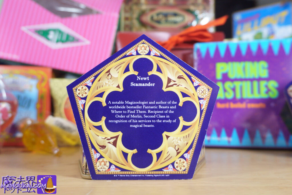 ニュート・スキャマンダー(Newt Scamander)はファンタビの魔法動物学者 蛙チョコレートのカード(Chocolate Frog Card)解説