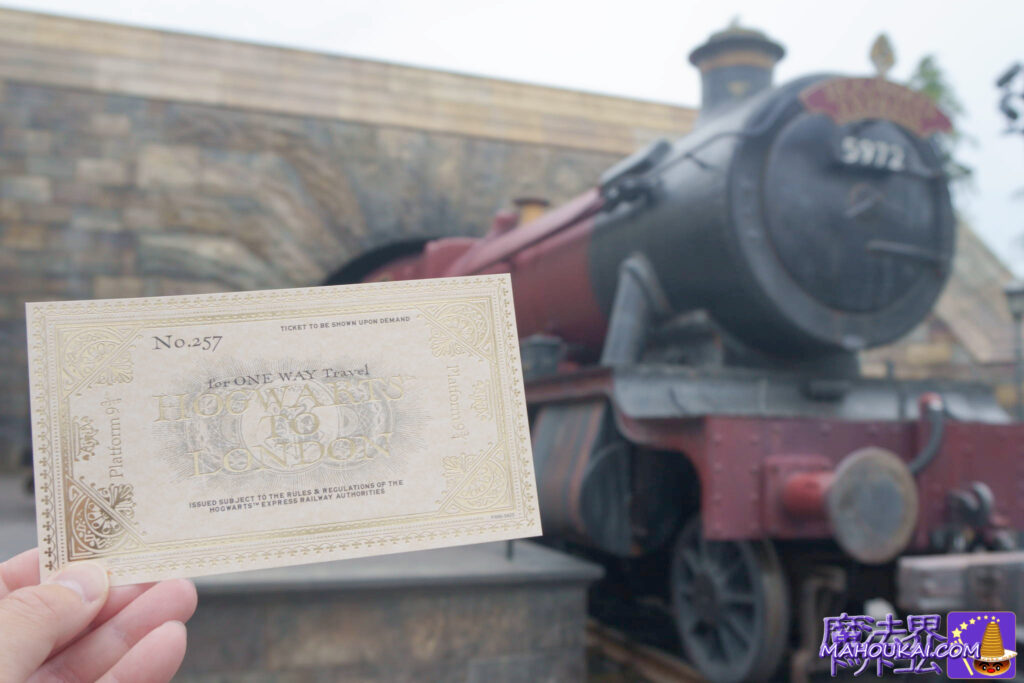 USJ ホグワーツ特急の往復チケット 特大レプリカ登場!ハリー・ポッター エリア