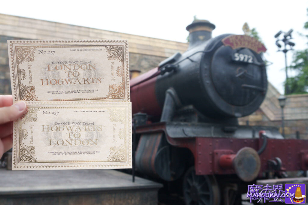USJ ホグワーツ特急の往復チケット 特大レプリカ登場!ハリー・ポッター エリア