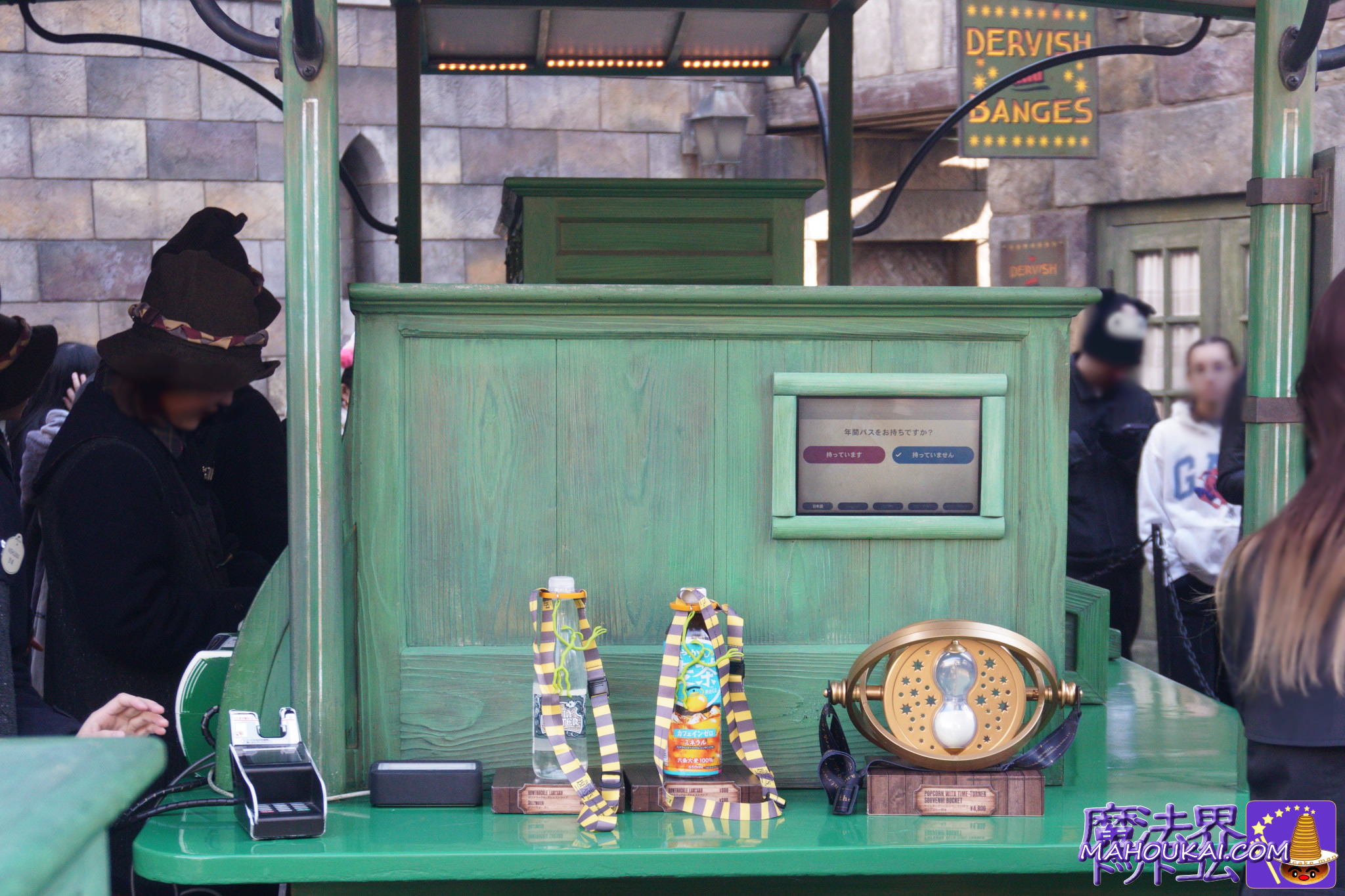 タイムターナー型ポップコーン バケット マジック・ニープ・カートでも販売2025年12月 USJ ハリー・ポッター新商品