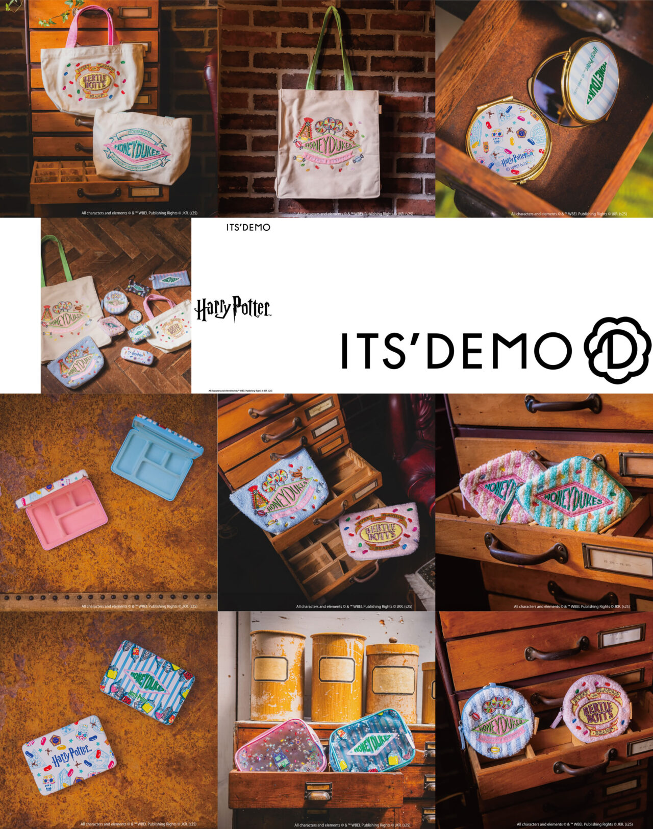 ITS’DEMO(イッツデモ)×ハリー・ポッター コラボ発売 2025年10月17日(金)~
