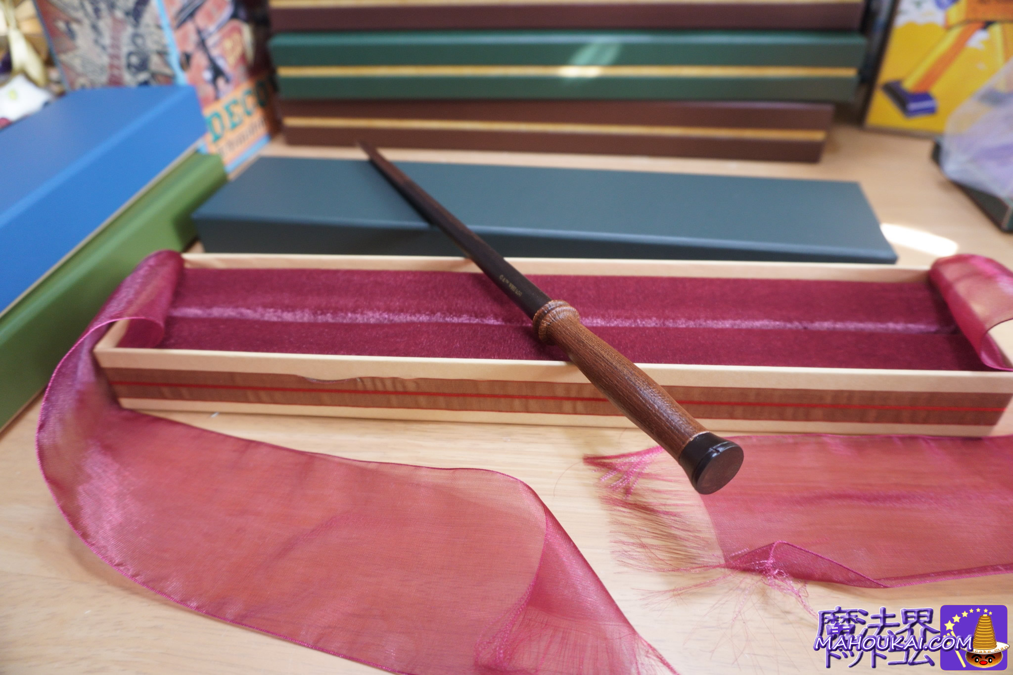 ハリー、ロン、ハーマイオニーの初期デザインの杖レプリカグッズ|ノーブルコレクション