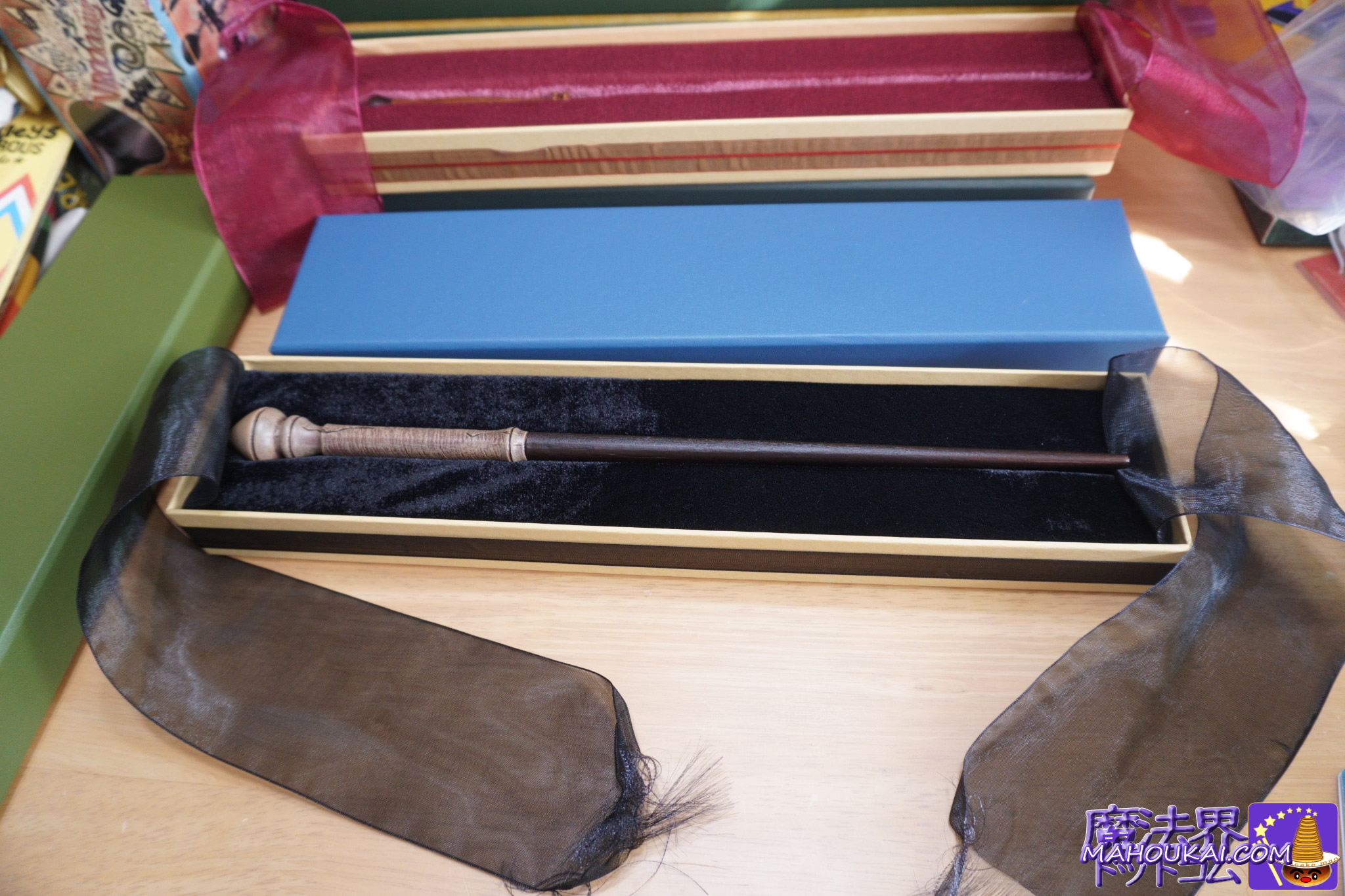 ハリー、ロン、ハーマイオニーの初期デザインの杖レプリカグッズ|ノーブルコレクション