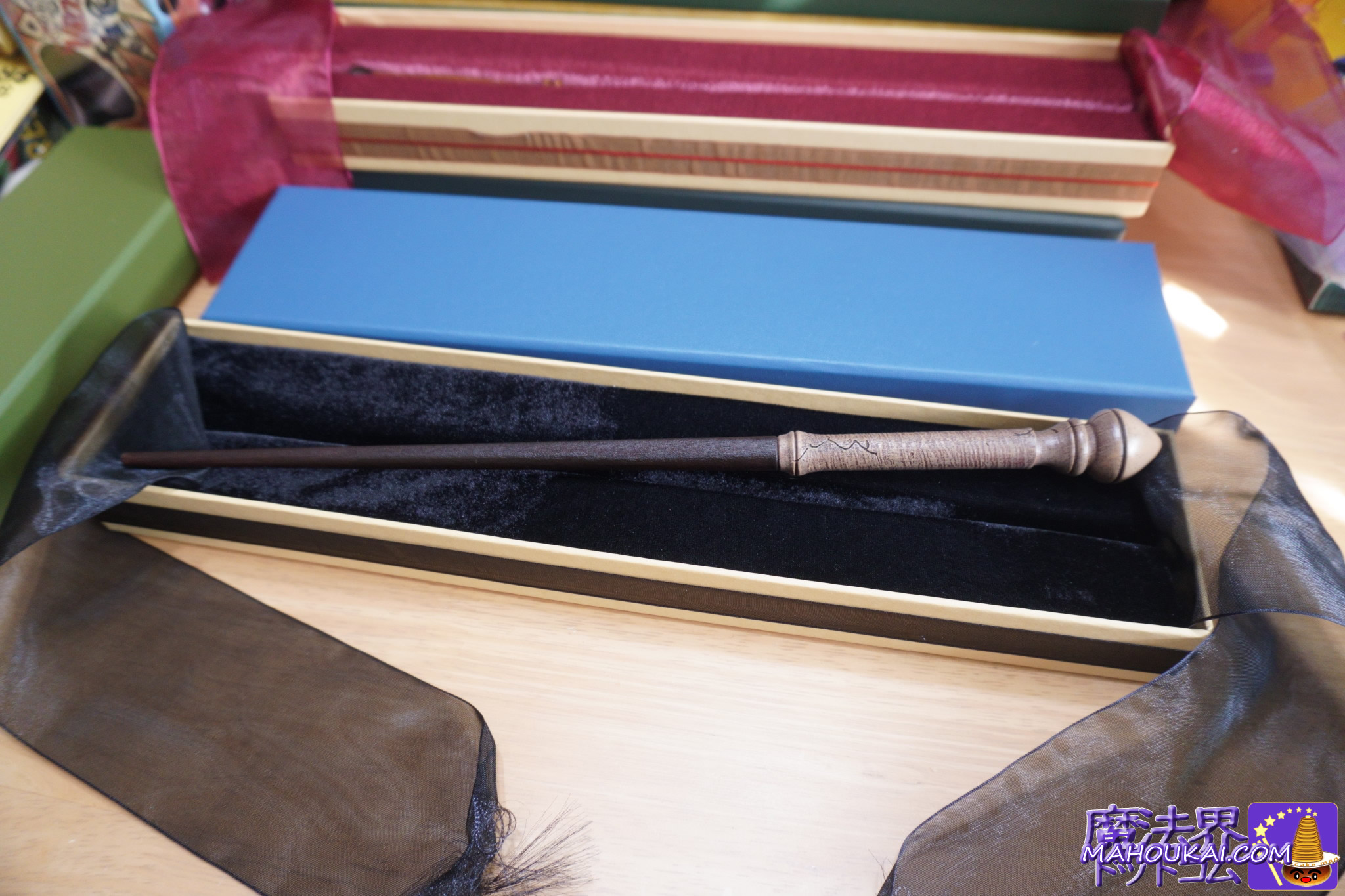 ハリー、ロン、ハーマイオニーの初期デザインの杖レプリカグッズ|ノーブルコレクション