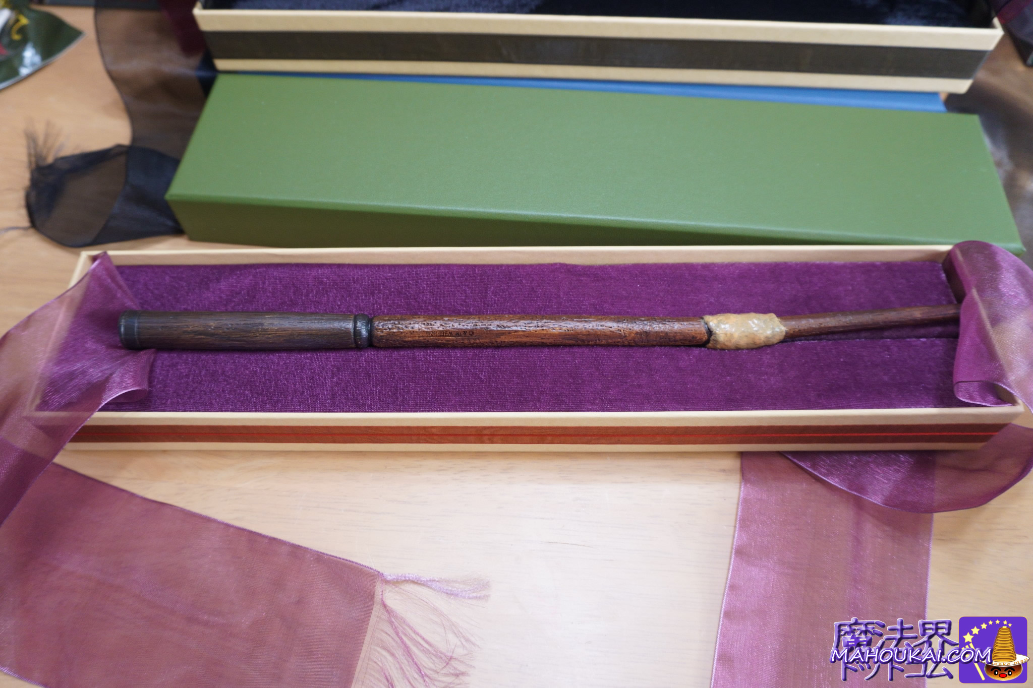 ハリー、ロン、ハーマイオニーの初期デザインの杖レプリカグッズ|ノーブルコレクション