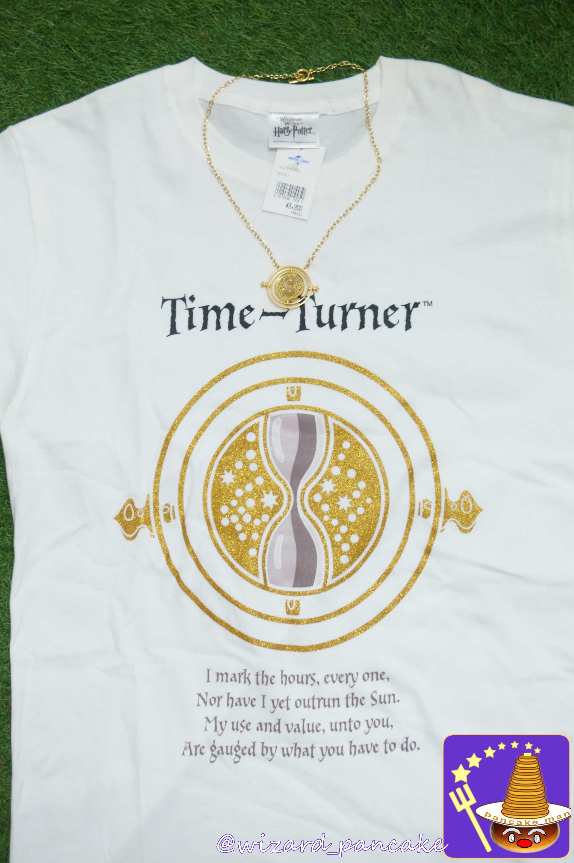 ハリー・ポッターの新グッズ♪Timeterner（タイムターナー）Tシャツ&魔法アイテム柄のクッション♪（USJ） - 魔法界ドットコム