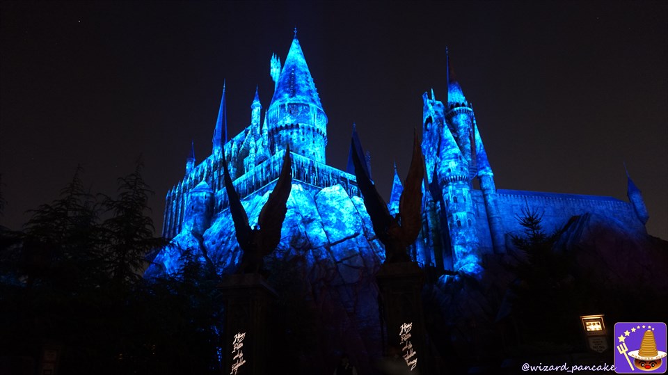 HARRIPOTA EXPECTO PATRONUM Night Show USJ Harry Potter Area Hogwarts Castle Projection Mapping