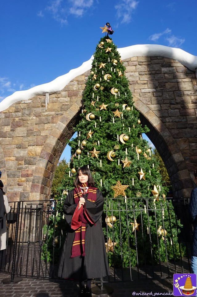 2017 USJ The World of Harry Potter Winter & Christmas â"¢ "Hogwarts Magical Night - Winter Magic" night show is new to the wizarding world â"¢ Fun menu Wizard Pancake Man.