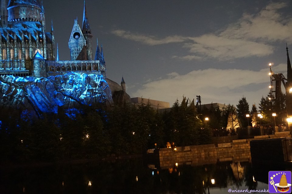 'Hogwarts Magical Night - Winter Magic' Harry Potter night show fun and recommended viewing spots (USJ/Harry Potter Wizarding World) 10 Nov 2017 - 28 Feb 2018 Wizard Pancake Man.