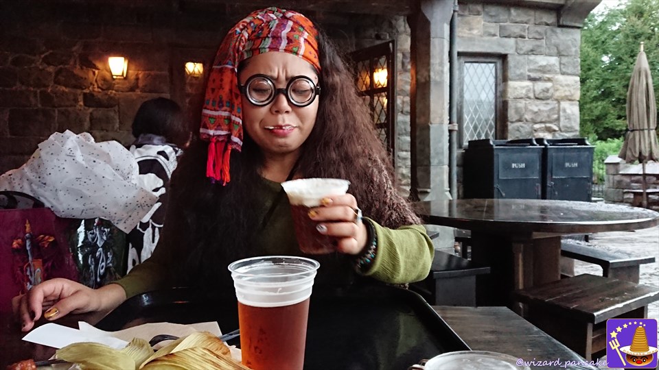The look on the face of 'Professor Hibiki Sybil Trelawney' when she drank her first Butterbeer2.