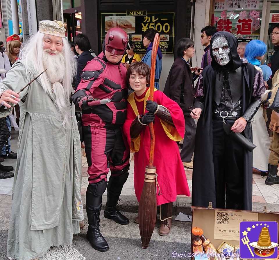 Stofest 2018 There were many wonderful and exciting cosplayers, including Harry Potter & Ghibli's Laputa clan ♪ (Osaka/Nihonbashi Street Festa) Wizard Pancake Man Dumbledore.