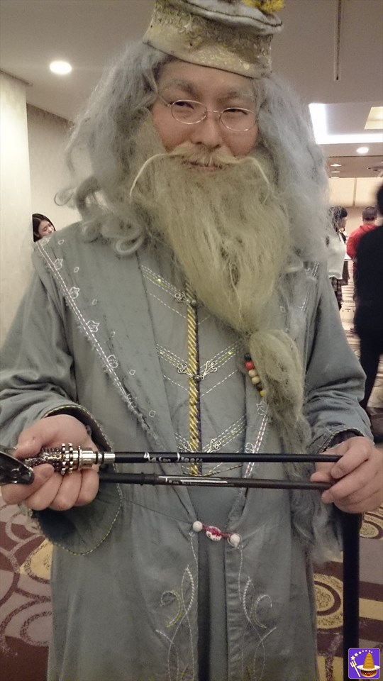 I went to the photo & autograph session with Malfoy parents and children on 7(Sat) & 8(Sun) May 2016... Wizard Pancake Man Dumbledore.